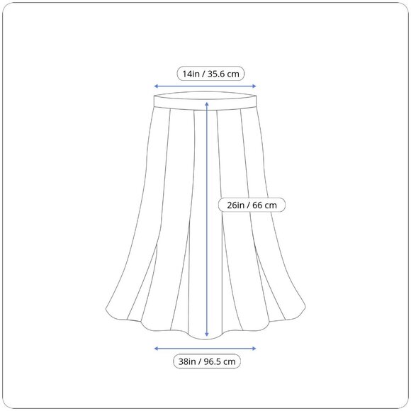 Grace Elements Women's Gray A-Line Midi Skirt With Belt Sz 6 - Picture 11 of 11